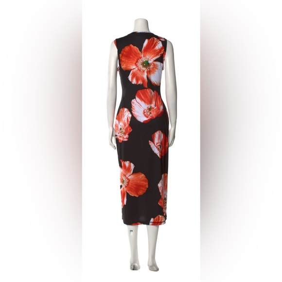 STINE GOYA Black Floral Sleeveless Dress - Picture 5 of 7